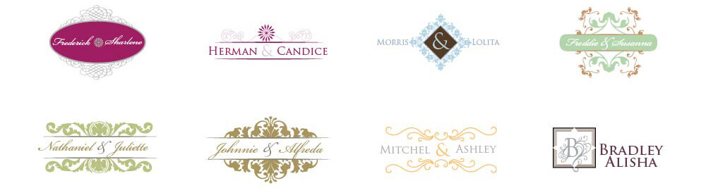 Wedding Monogram Designs