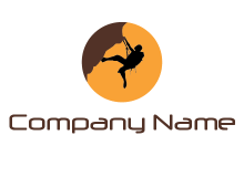 mountain climber logo generator