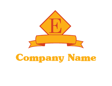 letter e inside the emblem logo