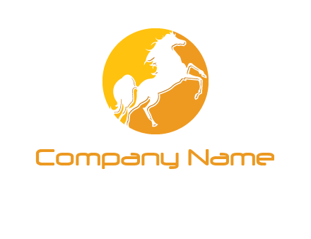 horse in a circle logo